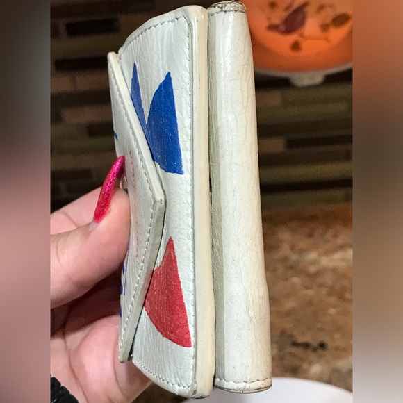 Balenciaga Leather Compact Wallet 😍🔥❤️💙 - Picture 15 of 17